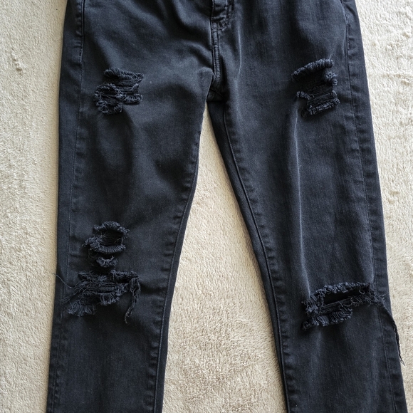 IRO Jarod black skinny distressed jeans size 28 - Picture 8 of 12